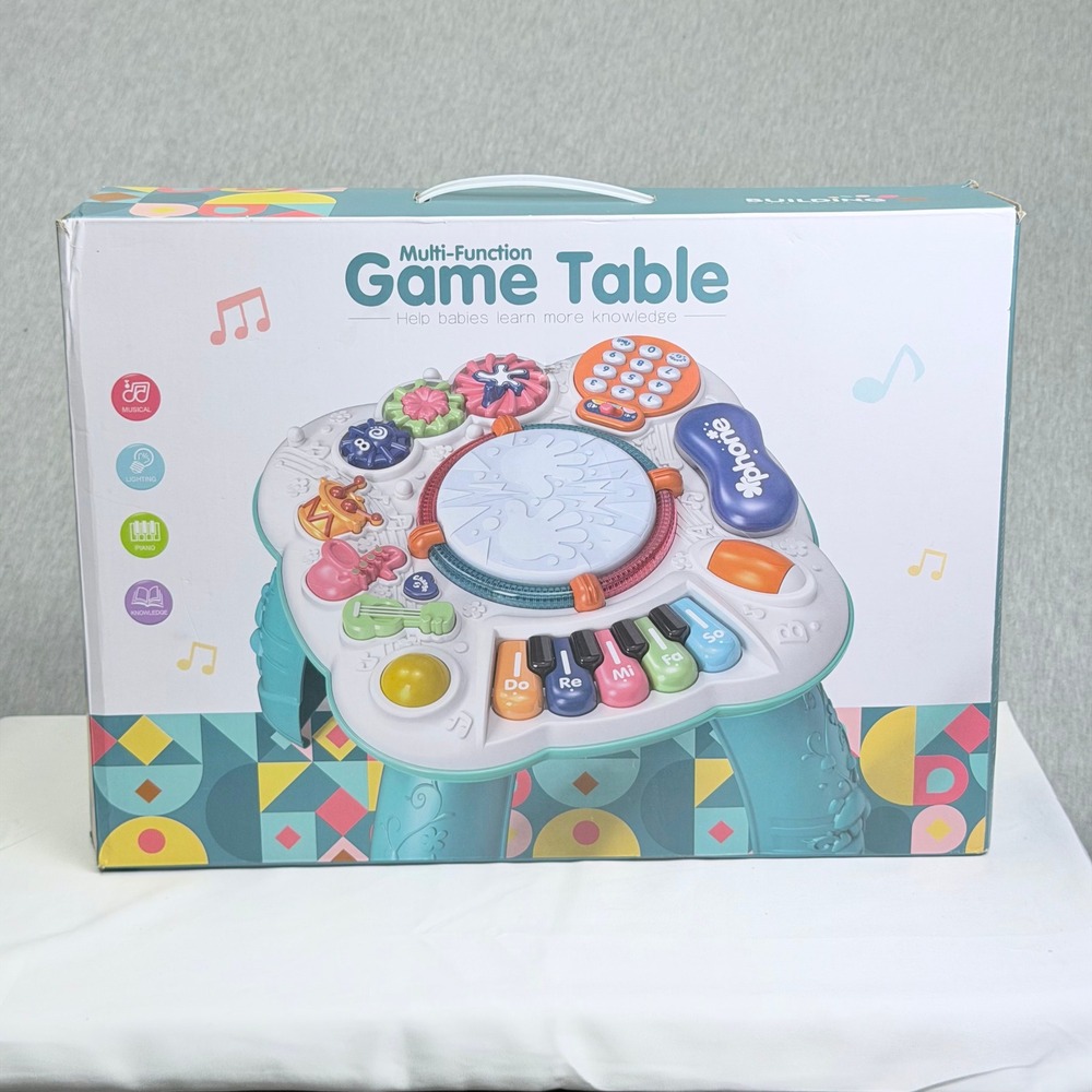 Dahuniu Multi-Function Game Table Musical Activity Center CY-7009B Green